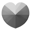 2025 Canada $50 Heart Diamond Fine Silver Diamond Shaped Coin (No Tax)