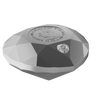 2025 Canada $50 Heart Diamond Fine Silver Diamond Shaped Coin (No Tax)