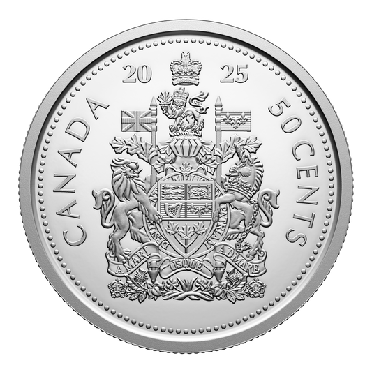 2025 Canada 50-cents Silver Proof (No Tax)
