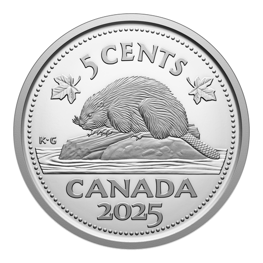 2025 Canada 5-cents Silver Proof (No Tax)