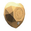 2025 Canada $500 Heart Diamond Pure Gold Diamond-Shaped Coin (No Tax)