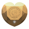 2025 Canada $500 Heart Diamond Pure Gold Diamond-Shaped Coin (No Tax)