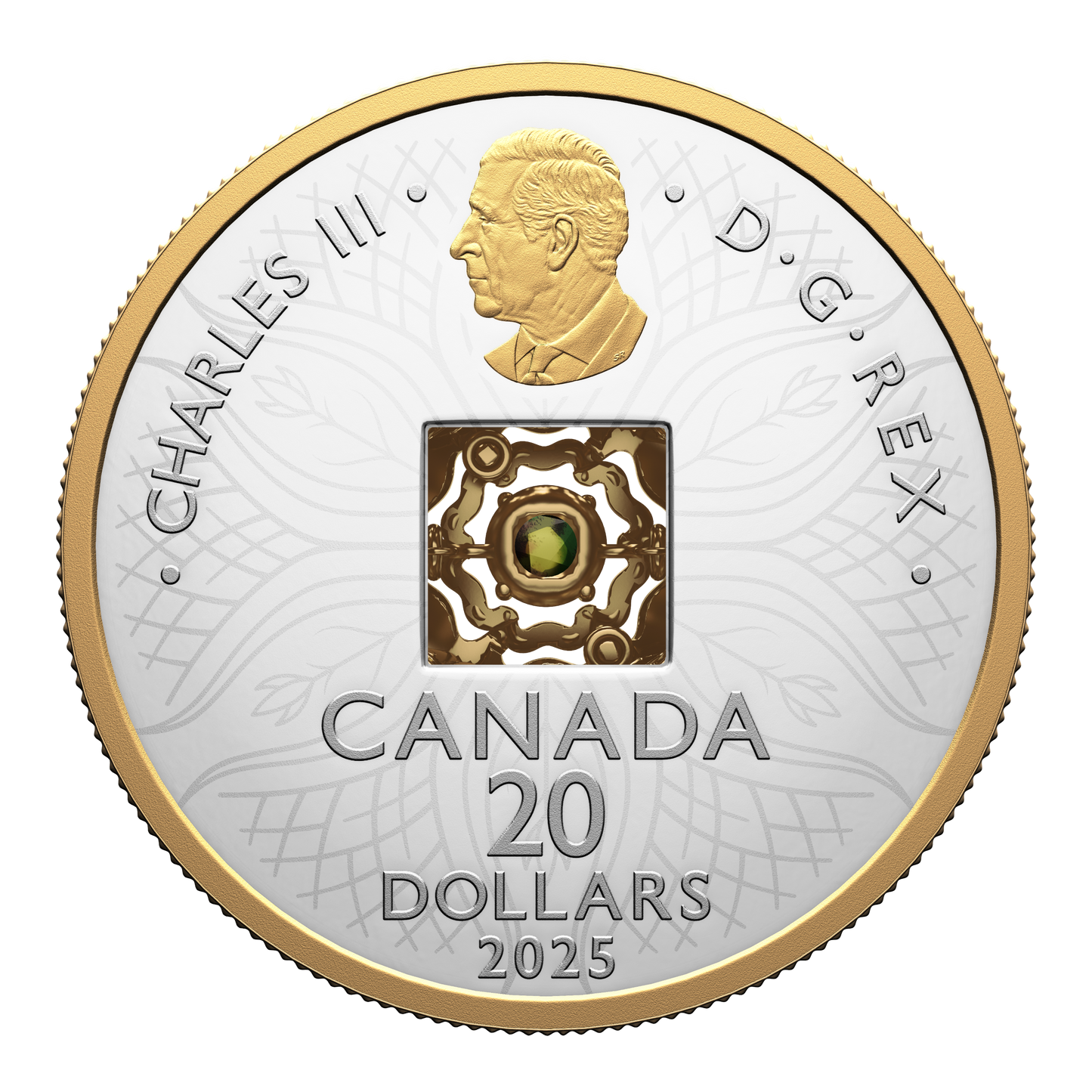 2025 Canada $20 Dancing Ammolite: Elements of Nature - Earth Fine Silver Coin