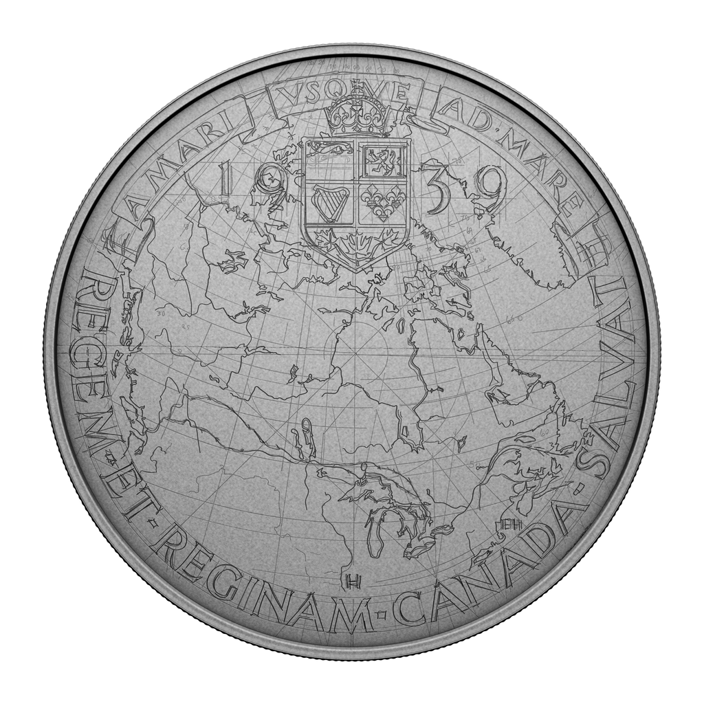 2025 Canada $50 Emanuel Hahn's Original Sketch: Royal Visit Fine Silver (No Tax)