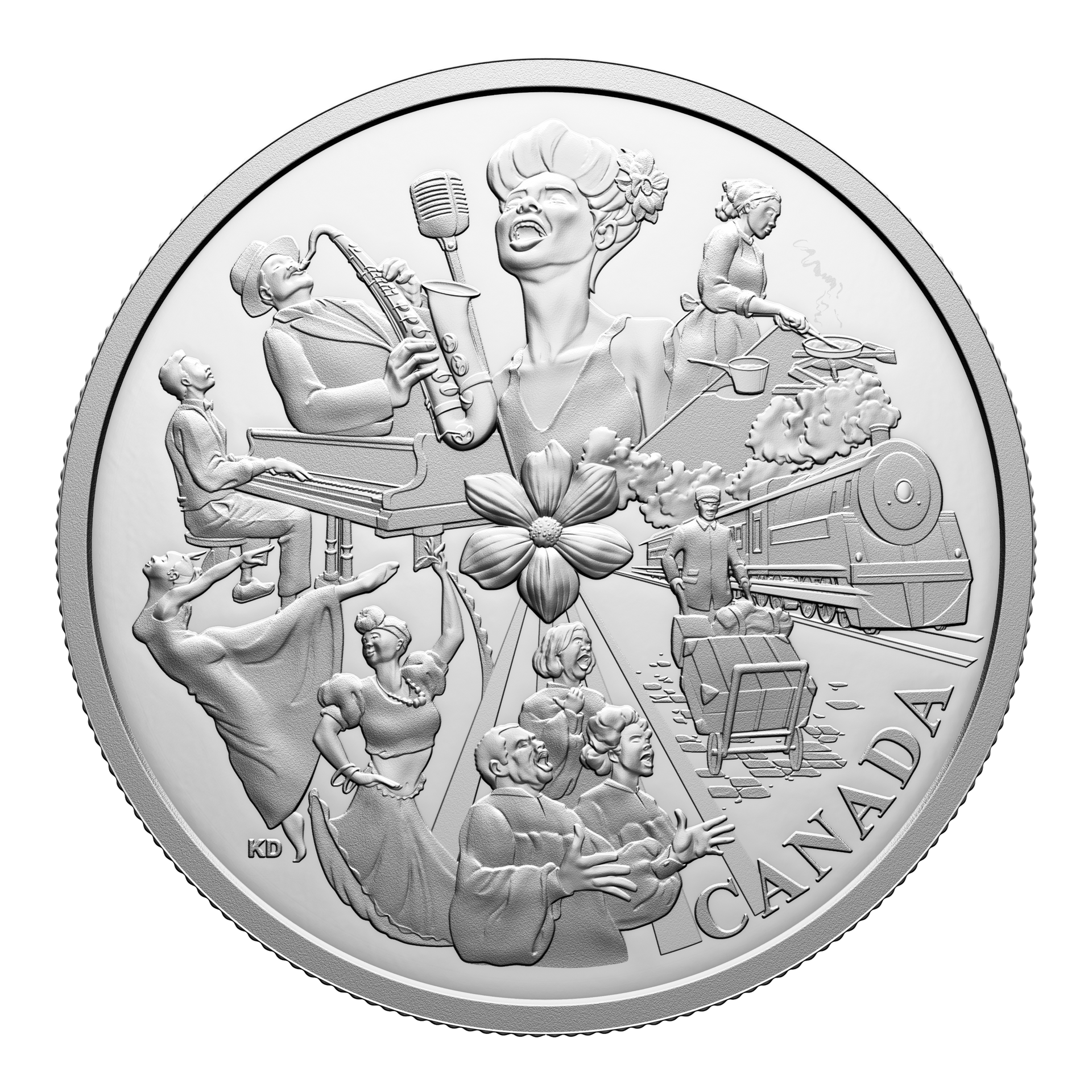 2025 Canada $20 Commemorating Black History: Hogan's Alley Fine