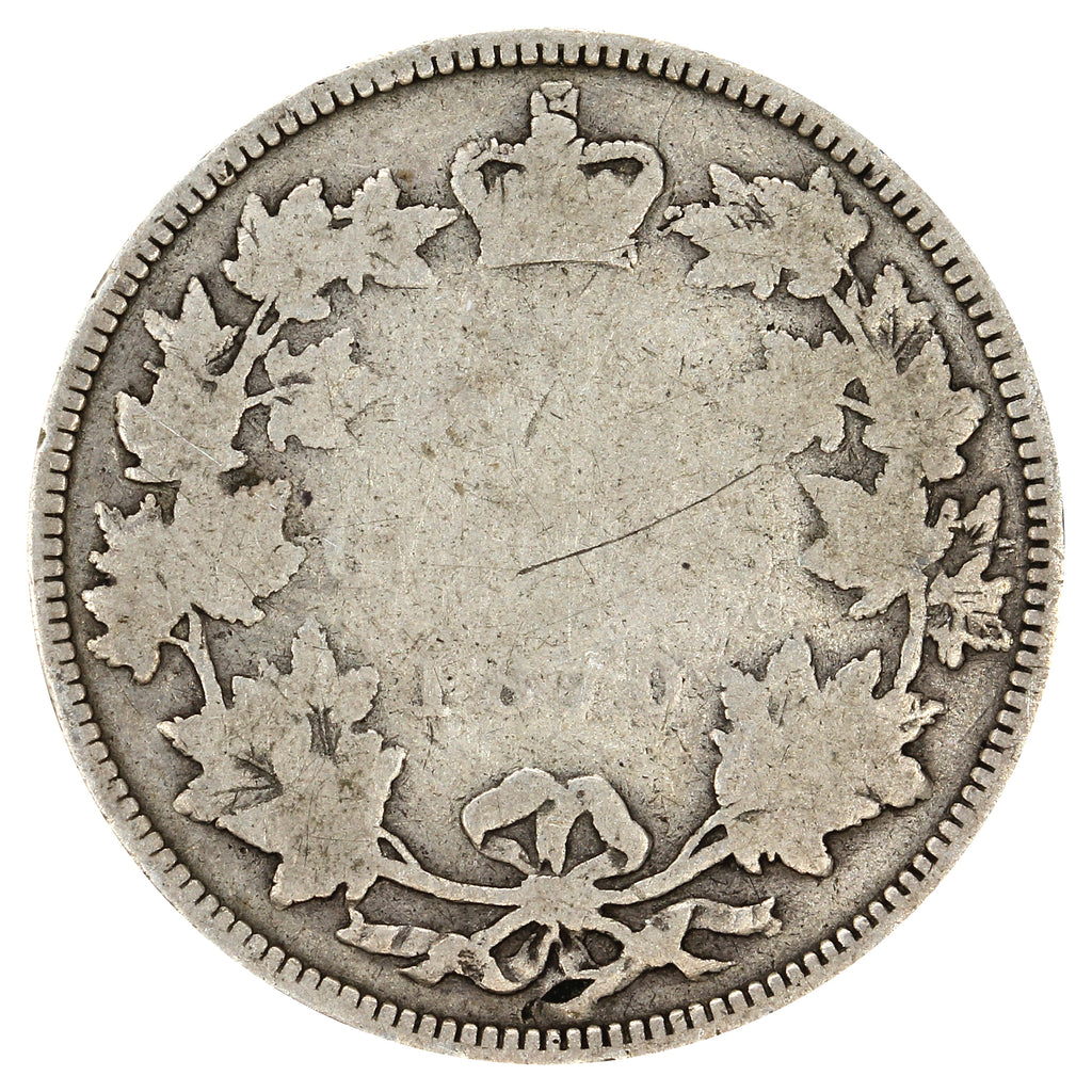 1870 Canada 25-cents About Good (AG3)