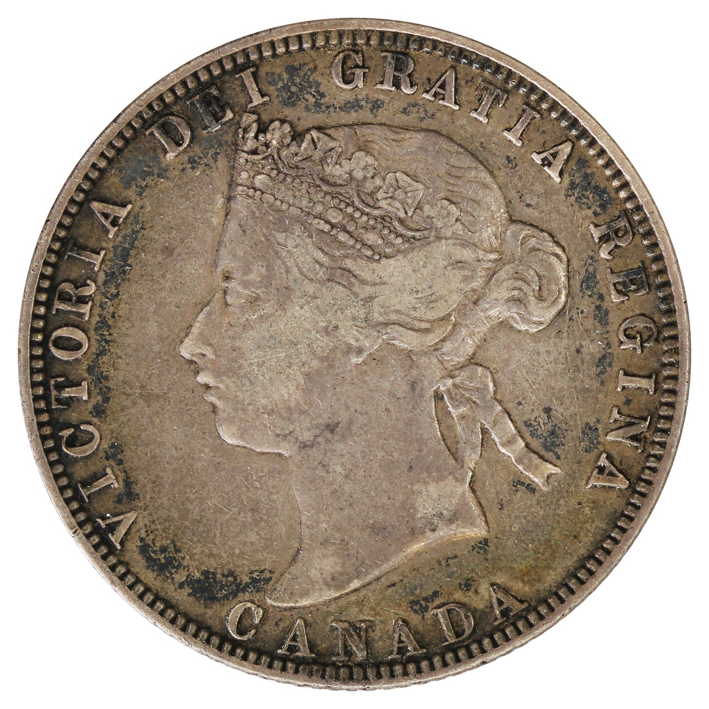 1870 Canada 25-cents Very Fine (VF20) $