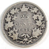 1872H Canada 25-cents G-VG (G6)