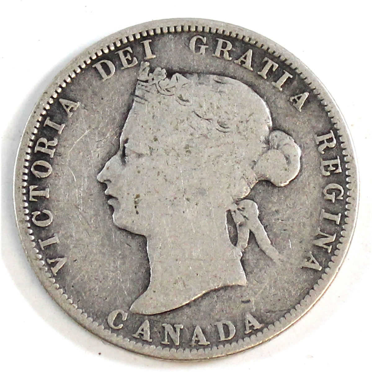 1872H Canada 25-cents G-VG (G6)