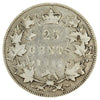 1872H Canada 25-cents Very Good (VG8)