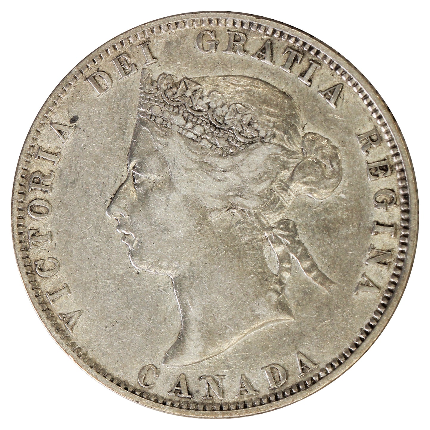 1874H Canada 25-cents Very Fine (VF20)