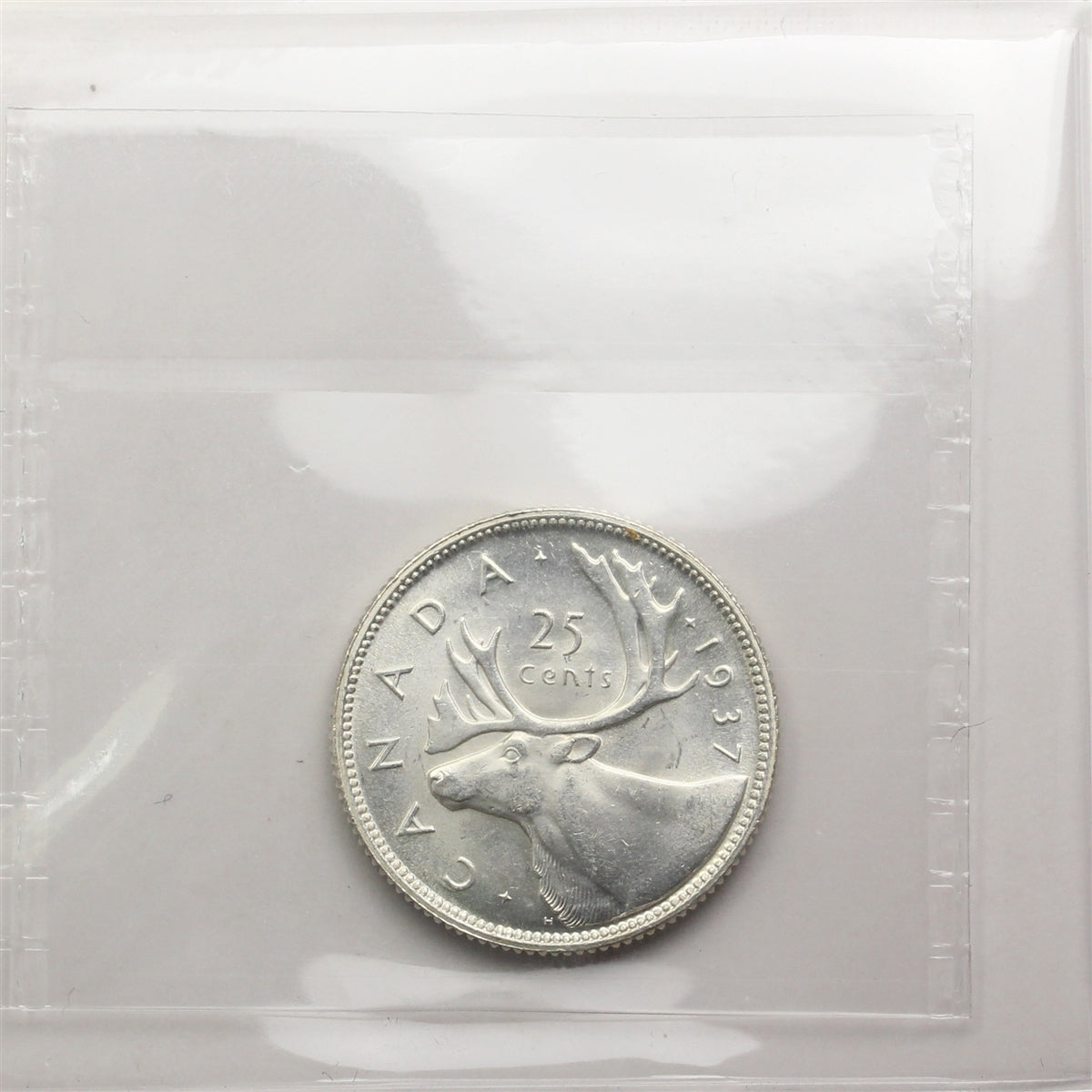 1937 Canada 25-cents ICCS Certified MS65 (XZL 259)
