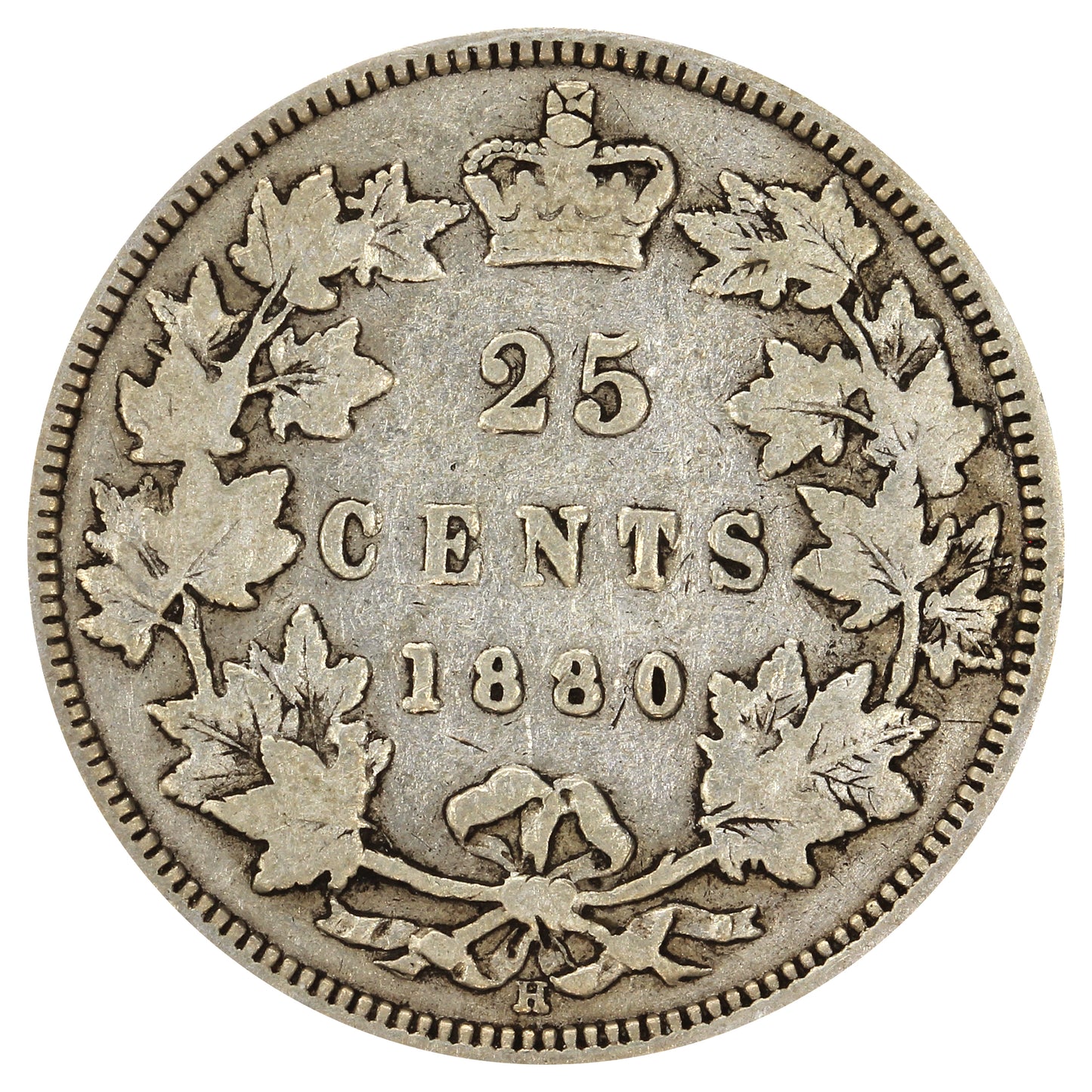 1880H Narrow 0 Canada 25-cents Good (G4)