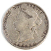 1880H Narrow 0 Over Wide 0 Canada 25-cents VG-F (VG10) $