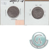 1880H Narrow O Canada 25-cents F-VF (F15) $