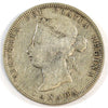 1880H Wide 0 Canada 25-cents VG-F (VG-10) $