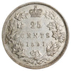 1881H Canada 25-cents VF-EF (VF-30) $
