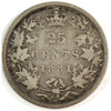 1881H Canada 25-cents VG-F (VG10) $