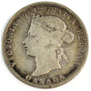 1881H Canada 25-cents VG-F (VG10) $