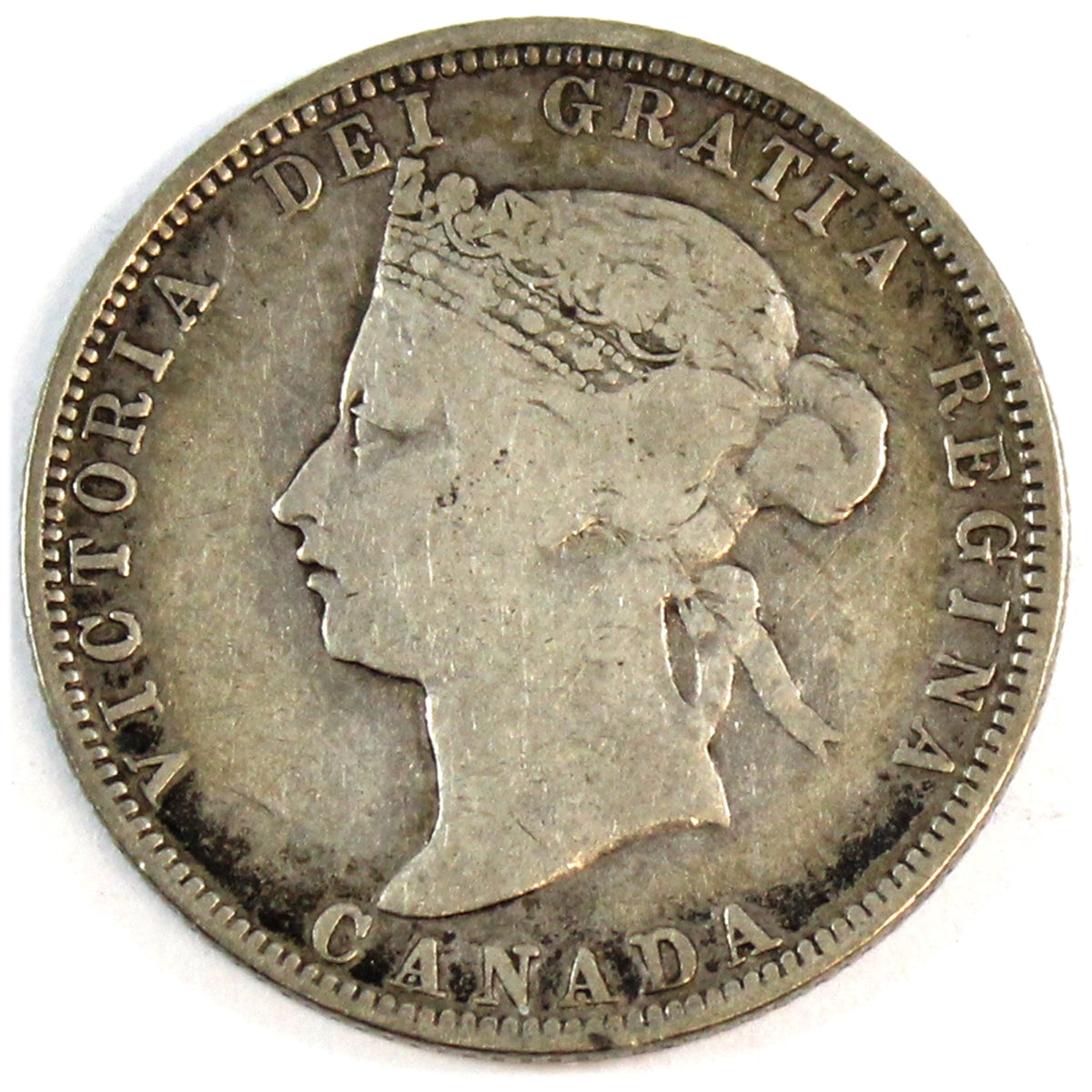 1881H Canada 25-cents VG-F (VG10) $
