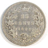 1882H Canada 25-cents Fine (F12) $