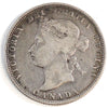 1882H Canada 25-cents F-VF (F-15) $