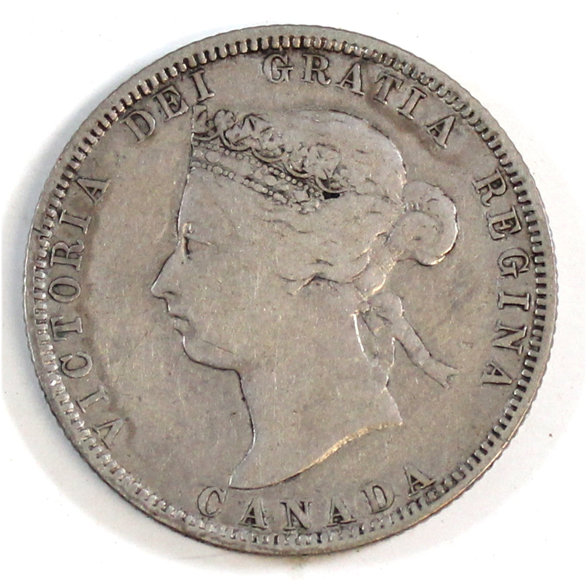 1883H Canada 25-cents F-VF (F15) $