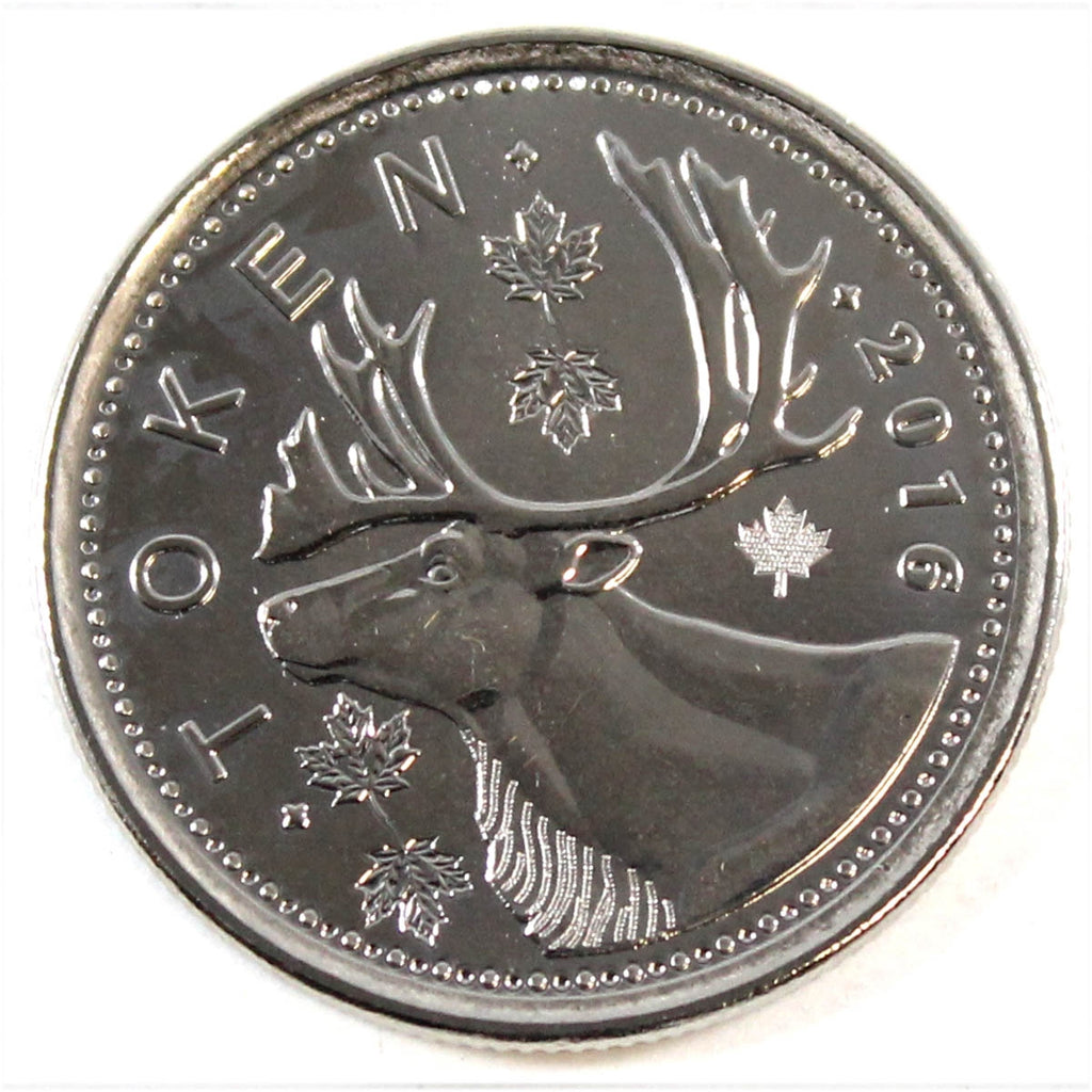 Issued 2018 Dated 2016 Canada Caribou Test Token BU (MS63)