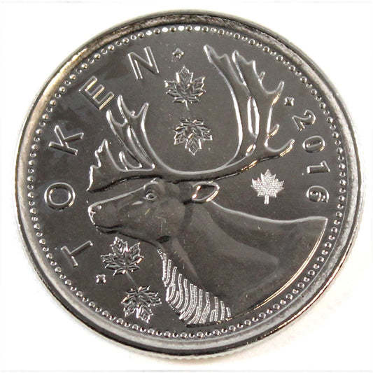Issued 2018 Dated 2016 Canada Caribou Test Token BU (MS63)