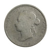 1885 Curved Top 5 Canada 25-cents Good (G4) $