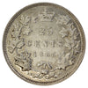 1885 Curved Top 5 Canada 25-cents VF-EF (VF-30) $