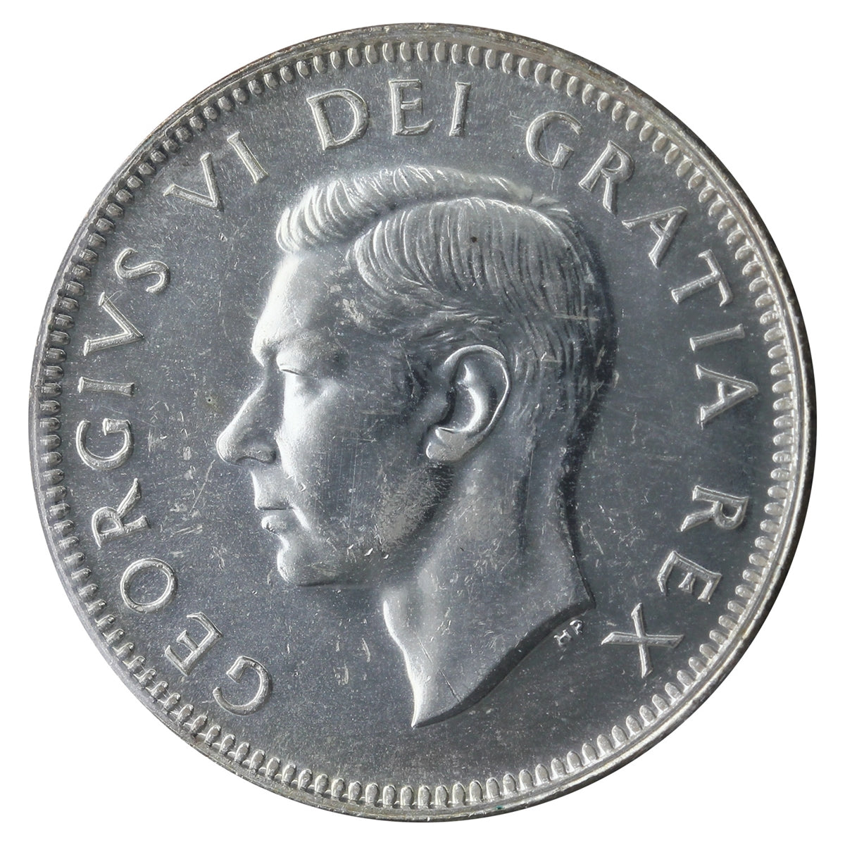 1952 High Relief Canada 25-cents ICCS Certified MS64