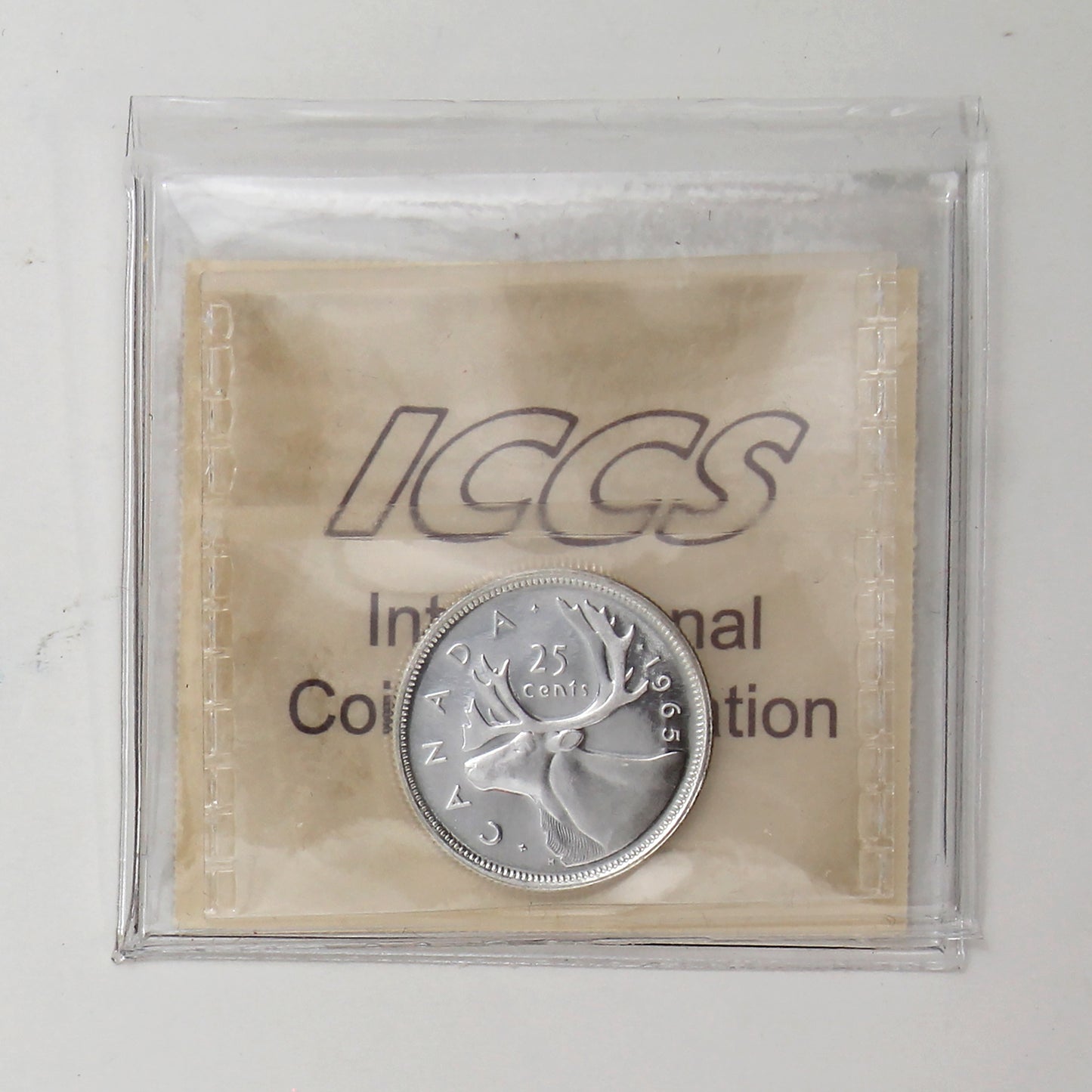 1965 Canada 25-cents ICCS Certified PL66 Heavy Cameo