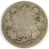 1887 Canada 25-cents About Good (AG3) $