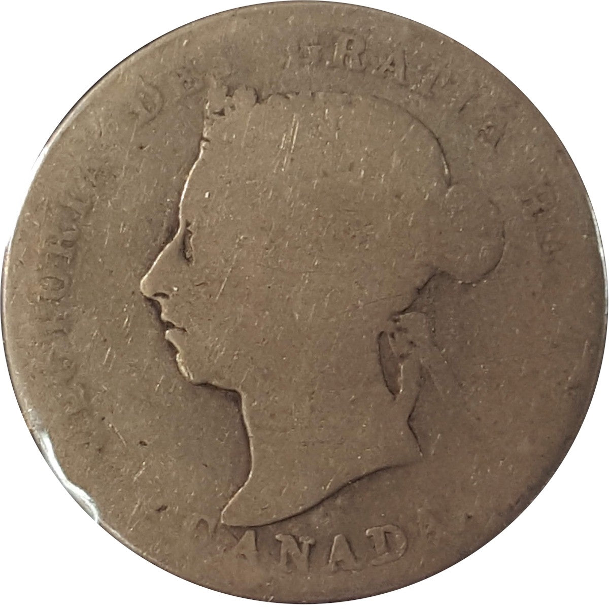 1887 Canada 25-cents Filler