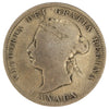 1887 Canada 25-cents G-VG (G6) $