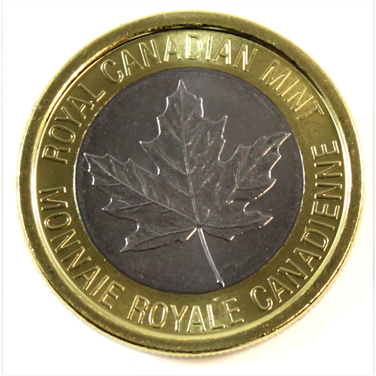 No Date Issued 2018 Canada Tri-Metal Test Token BU (MS63)