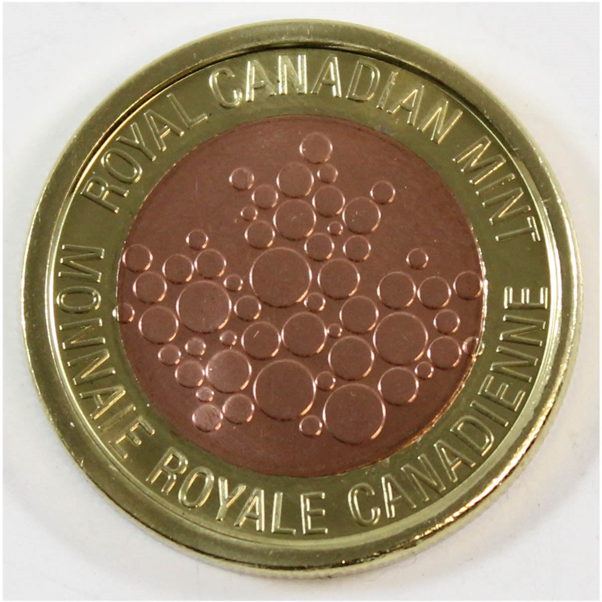 No Date Issued 2018 Canada Tri-Metal Test Token BU (MS63)