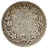 1887 Canada 25-cents VG-F (VG10) $