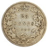 1888 Canada 25-cents Fine (F12) $