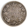1888 Canada 25-cents F-VF (F15) $