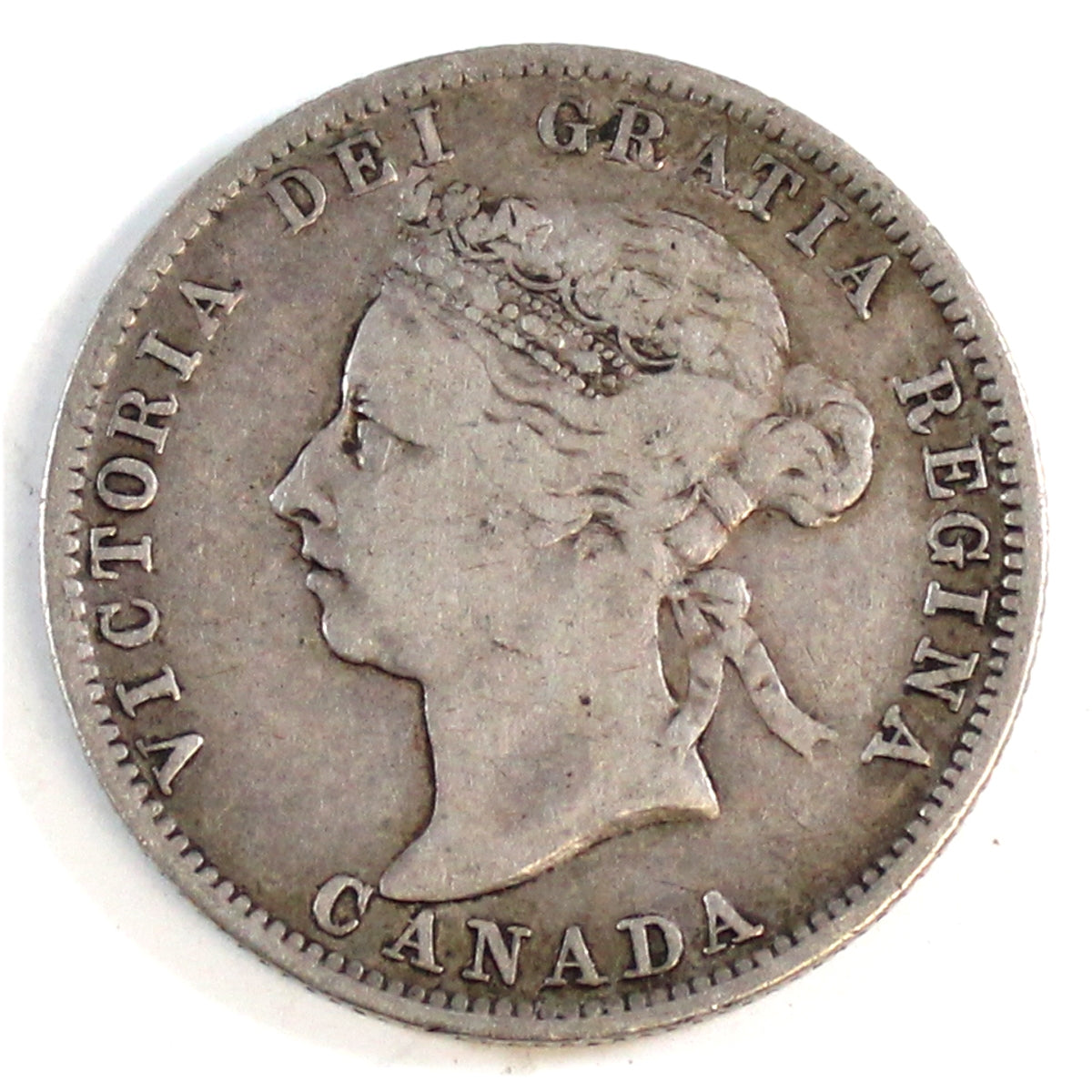 1888 Canada 25-cents F-VF (F15) $