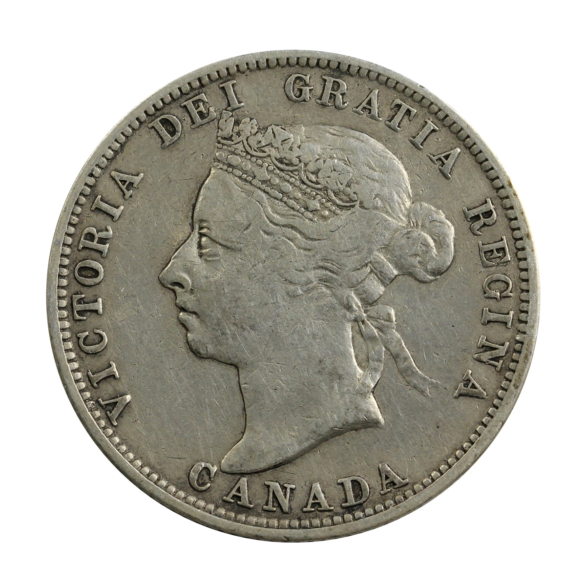 1888 Canada 25-cents VF-EF (VF30) $