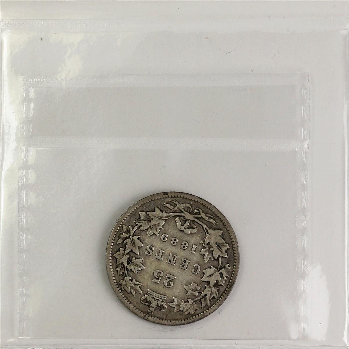1889 Canada 25-cents ICCS Certified VG8