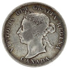 1890H Canada 25-cents F-VF (F15) $