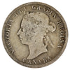 1890H Canada 25-cents G-VG (G6)
