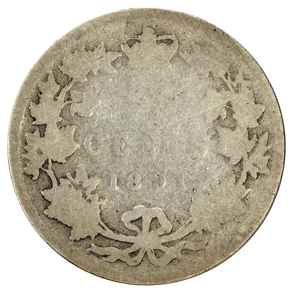 1891 Canada 25-cents Filler