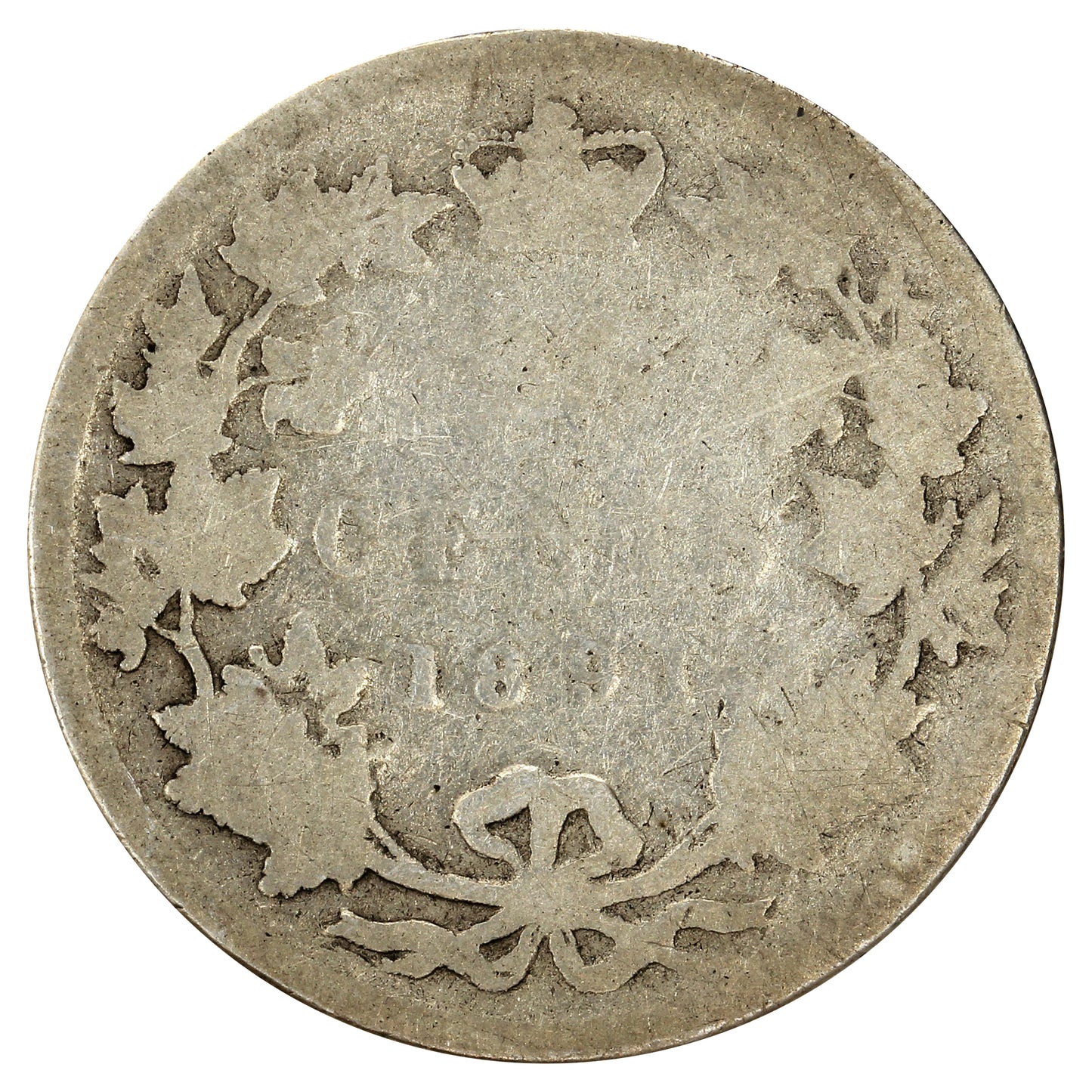 1891 Canada 25-cents Filler