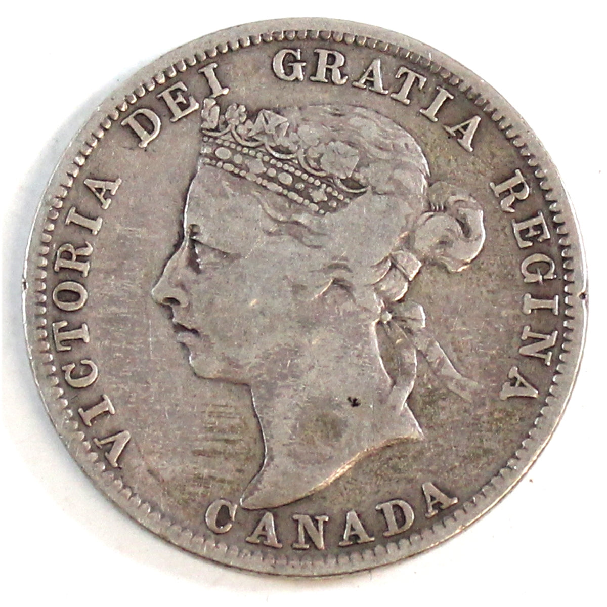 1892 Canada 25-cents F-VF (F15) $