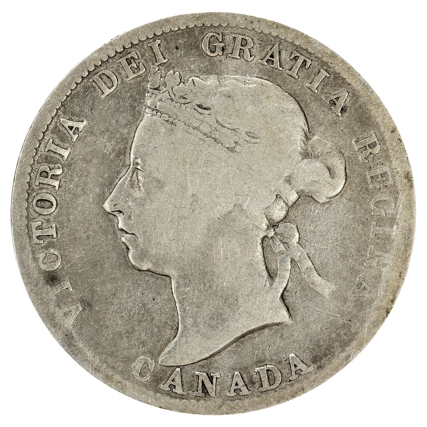 1892 Canada 25-cents Very Good (VG8)